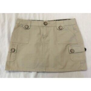 BONGO WOMENS CARGO COTTON SKIRT SIZE 7